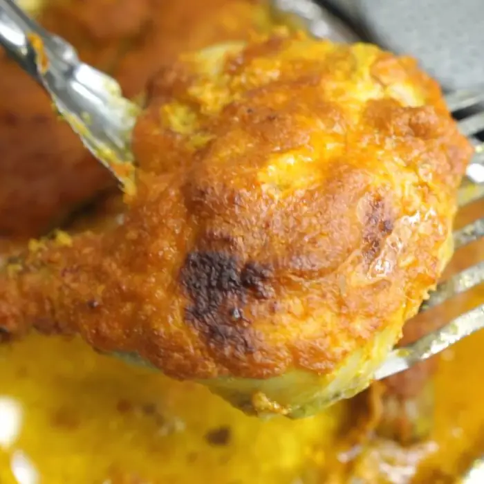 Ayam Percik (Malezya Usulü Baharatlı Fırın Tavuk)