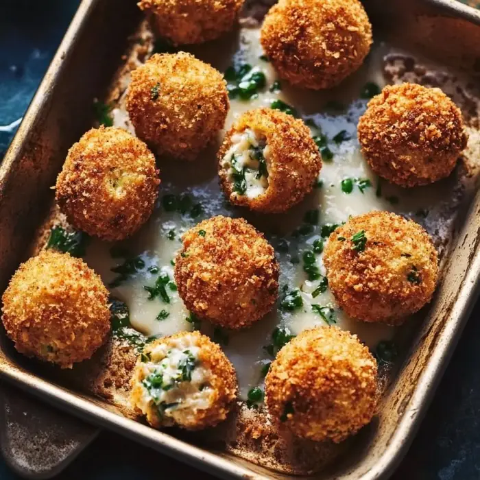 Jamón ve Yabani Sarımsaklı Kroket