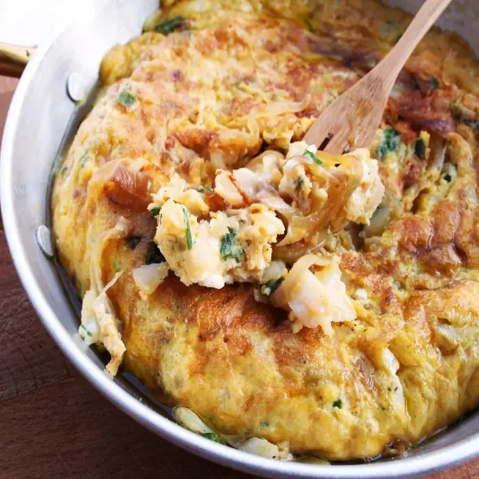 Morina Balıklı Tortilla (İspanyol Omleti)