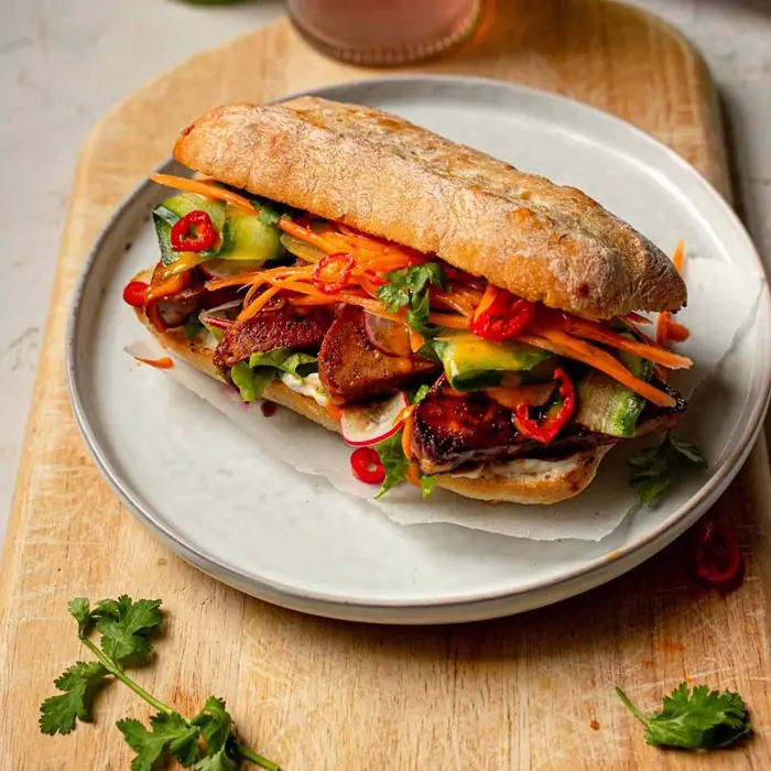 Vegan Bánh Mì (Vietnam Sandviçi)