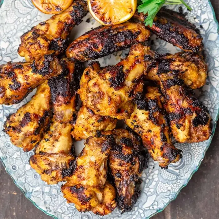 Kimyonlu, Limonlu ve Sarımsaklı Tavuk Kanat
