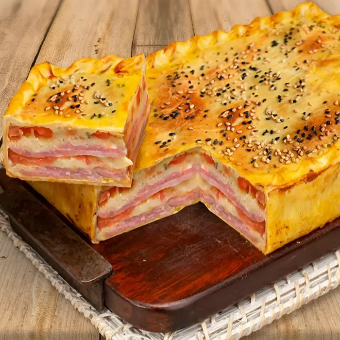 Torta de Fiambre (Peynirli Jambonlu Tuzlu Kek)