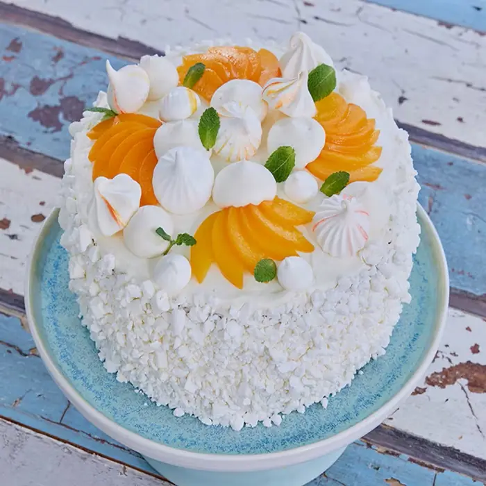 Postre Chajá (Şeftalili Pandispanya Tatlısı)