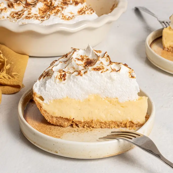 Flapper Pie (Kanada Usulü Beze Kaplı Muhallebili Tart)