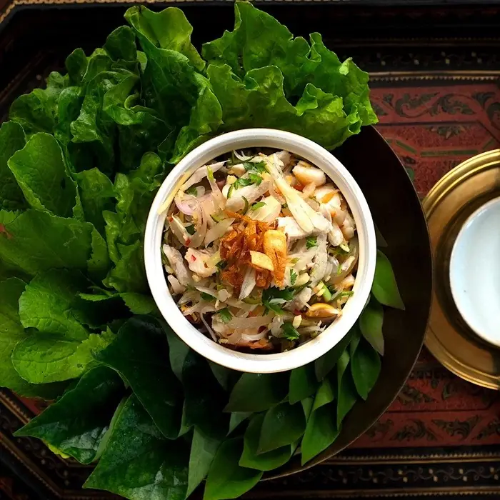 Meang Nem (Yaprakta Kamboçya Salatası)