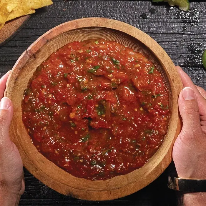 Közlenmiş Domates Biberli Duman Aromalı Salsa