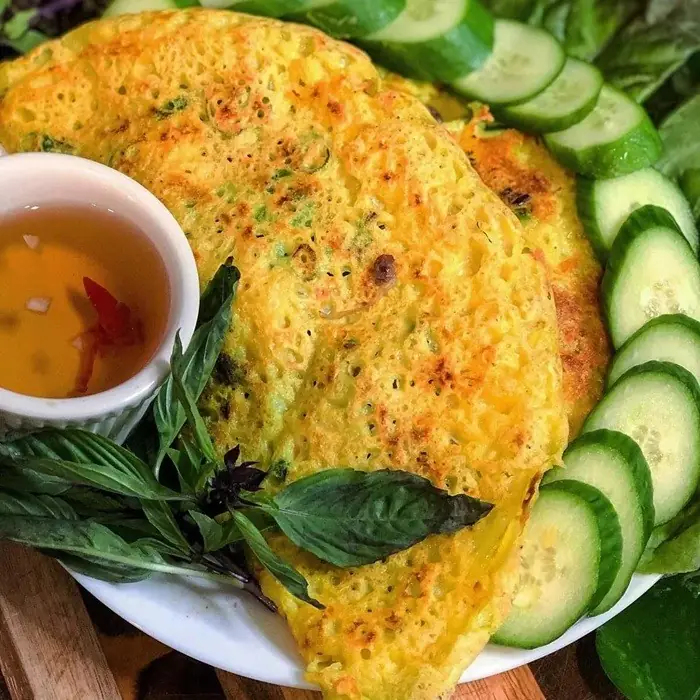 Khmer Banh Xeo (Kamboçya Usulü Tuzlu Krep)
