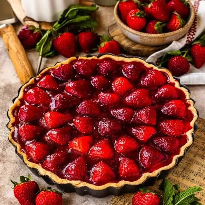 Çilekli Tart